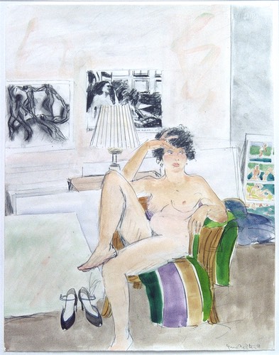 Nude, Drawings, Shoes